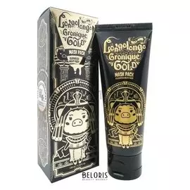 Маска-плёнка с золотом и EGF "Hell-Pore Longo Longo Chronique Gold Mask Pack"