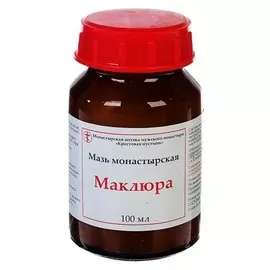 Мазь монастырская солох Аул «Маклюра», 100 мл.