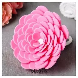 Мочалка-цветок, розовая