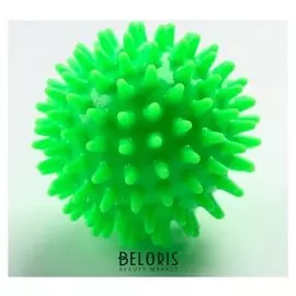 Мяч-ёжик, диаметр 65 мм, цвет зелёный