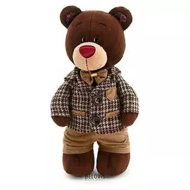 Мягкая игрушка Choco в клетчатом пиджаке