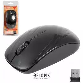 Мышь беспроводная Datum MM-035 B, 2 кнопки + 1 колесо-кнопка, лазерная