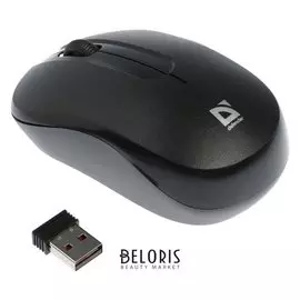Мышь Defender Datum Mm-285, беспроводная, оптическая, 1600 Dpi, Usb, 2xaaa, черная