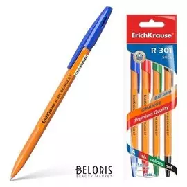 Набор ручек шариковых 4 цвета R-301 Orange Stick