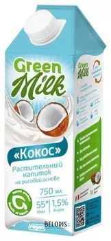 Напиток из растительного сырья на рисовой основе Кокос