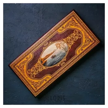 Нарды средние «Рыбалка. пейзаж» 50 × 50 см