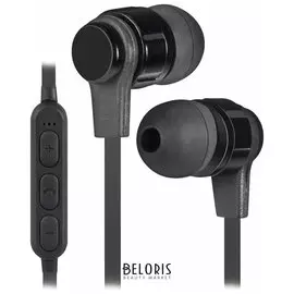Наушники с микрофоном (Гарнитура) Defender Freemotion B660, Bluetooth, беспроводные, черные, 63660
