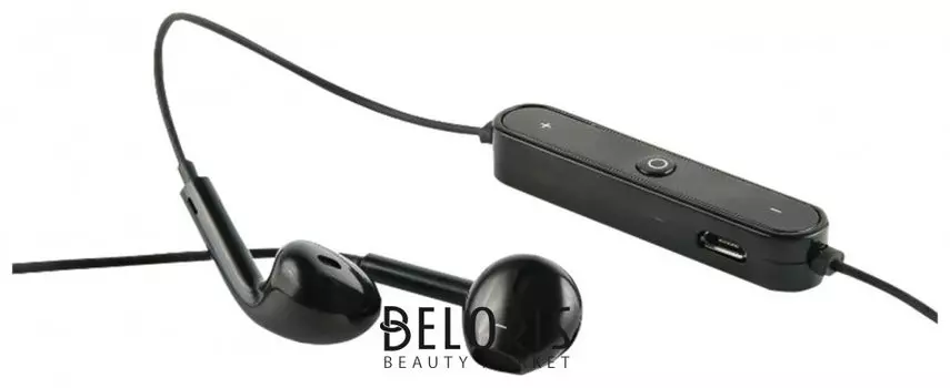 Наушники с микрофоном (гарнитура) RED LINE BHS-01, Bluetooth, беспроводые, черные