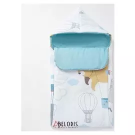 Одеяло-конверт "Крошка Я" аviator, 39х75 см, 100% хлопок