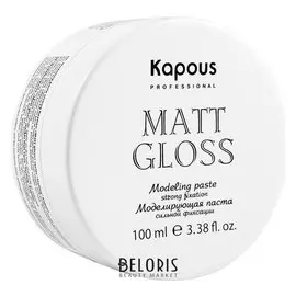 Моделирующая паста для волос сильной фиксации "Matt Gloss"