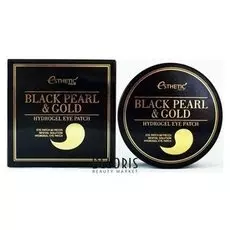 Патчи для глаз с экстрактом чёрного жемчуга и золота Black Pearl Gold Hydrogel Eye Patch