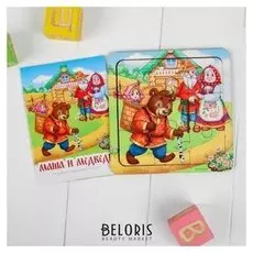 Пазл со сказкой "Маша и медведь"