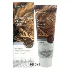 Пенка для умывания с коричневым рисом Brown Rice Cleansing Foam