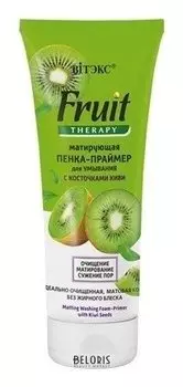 Пенка-праймер матирующая для умывания с косточками киви