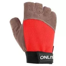 Перчатки спортивные, размер XS, цвет красный