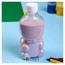 Песок цветной в бутылках "Нежно-розовый"