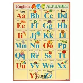 Плакат "English Alphabet" А2