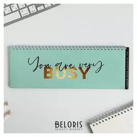 Планинг прямоугольный тонкий картон You are very busy