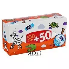 Платочки бумажные Bella №1 по 150 шт