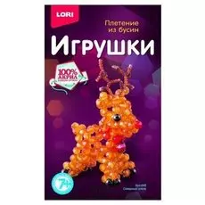 Плетение из бусин "Северный олень"