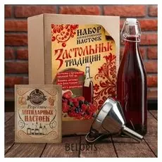 Подарочный набор для изготовления настоек "Застольные традиции"