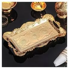Поднос сервировочный на ножках «Орнамент», 25×15 см