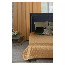 Покрывало ультрастеп "Этель" дамаск Amber Solid 200х210 см.