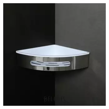 Полка угловая 31,2×23×6,4 см, нержавеющая сталь