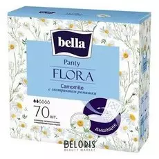 Прокладки женские гигиенические ежедневные Bella Panty Flora Camomile с экстрактом ромашки п