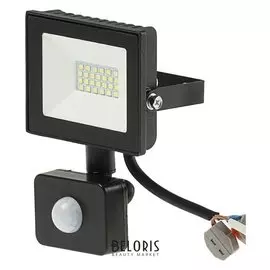 Прожектор светодиодный Luazon Lighting 10 Вт, 900 Лм, 6500к, датчик движения, Ip66