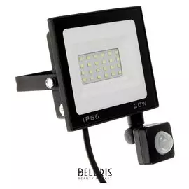 Прожектор светодиодный Luazon Lighting 20 Вт, 1800 Лм, 6500к, датчик движения, Ip66