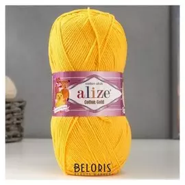 Пряжа "Cotton Gold" 55% хлопок, 45% акрил, 330м/100гр (216)