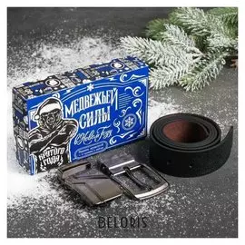 Ремень со сменной пряжкой "Медвежьей силы"