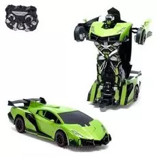 Робот-трансформер радиоуправляемый Lamborghini Veneno, работает от аккумулятора