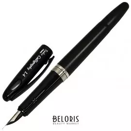 Ручка перьевая Pentel (Япония) "Tradio Calligraphy", корпус черный, линия письма 1,4 мм, черная