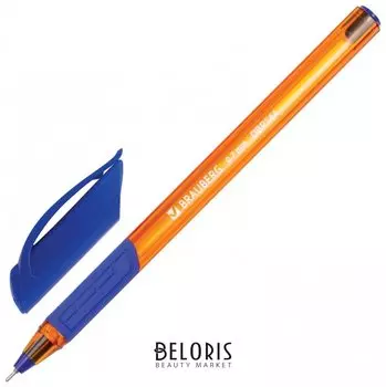 Ручка шариковая масляная Brauberg "Extra Glide Gt Tone Orange", синяя, узел 0,7 мм, линия письма 0,35 мм