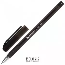 Ручка шариковая масляная с грипом Brauberg "Max-oil Tone", черная, узел 0,7 мм, линия письма 0,35 мм