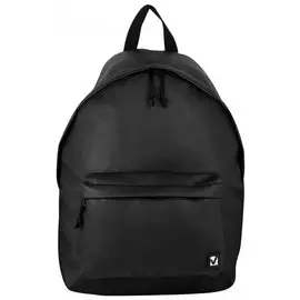 Рюкзак BRAUBERG универсальный, сити-формат, черный, кожзам, "Селебрити", 20 литров, 41х32х14 см