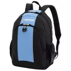 Рюкзак WENGER, универсальный, черно-голубой, 20 л, 32х14х45 см