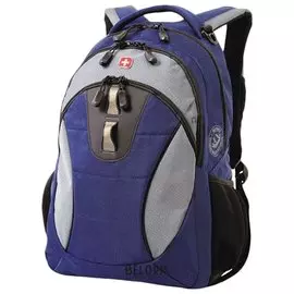 Рюкзак WENGER, универсальный, сине-серый, 22 л, 32х15х46 см
