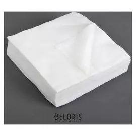 Салфетки косметические, плотность 50г/м2, спанлейс, 20 × 20 см, 100 шт
