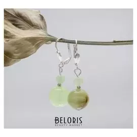 Серьги шар №14 "Оникс"