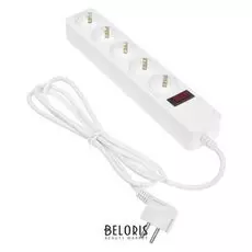 Сетевой фильтр 5bites Sp5w-118 5S, 5 розеток, 1.8 м, 10 А, 3х0.75 мм2, с выкл., белый