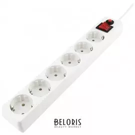Сетевой фильтр EHW-6, 6 розеток, 1,8 м