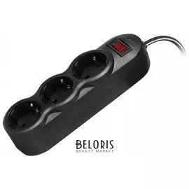 Сетевой фильтр Sven Sf-03l, 3 розетки, 5 м, черный, Sv-015053