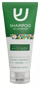 Шампунь для тусклых и сухих волос Israeli Avocado