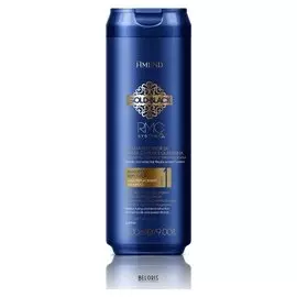 Шампунь с кератином для восстановления поврежденных волос Gold Black RMC System Q+ Shampoo