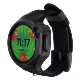 Смарт-часы Elari Kidphone 4gr, детские, цветной дисплей 1.3", камера, помощник алиса, черные