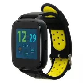 Смарт-часы Jet Sport Sw-5, цветной дисплей 1.44", Bluetooth 4.0, Ip68, желтые