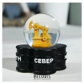 Снежный шар «Север. нефтяная вышка»